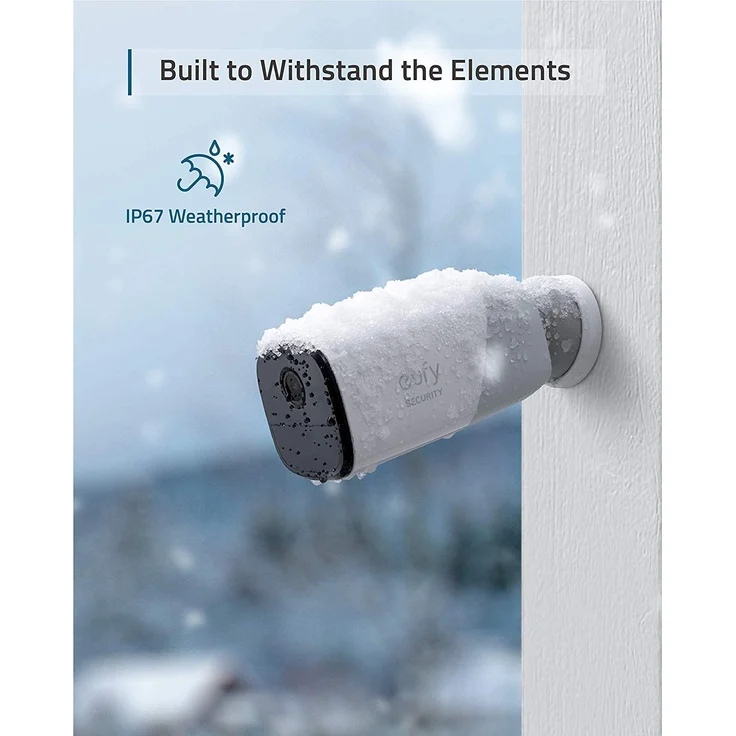 eufy Security eufyCam 2, Doppelset, Kabelloses Sicherheitssystem mit Überwachungskamera, 365 Tage Akku, HD 1080p, IP67 wetterfest, Nachtsicht, kompatibel mit Apple HomeKit, 2-Kamera Set, keine Gebühren, weiß (T88413D2) – Bild 7
