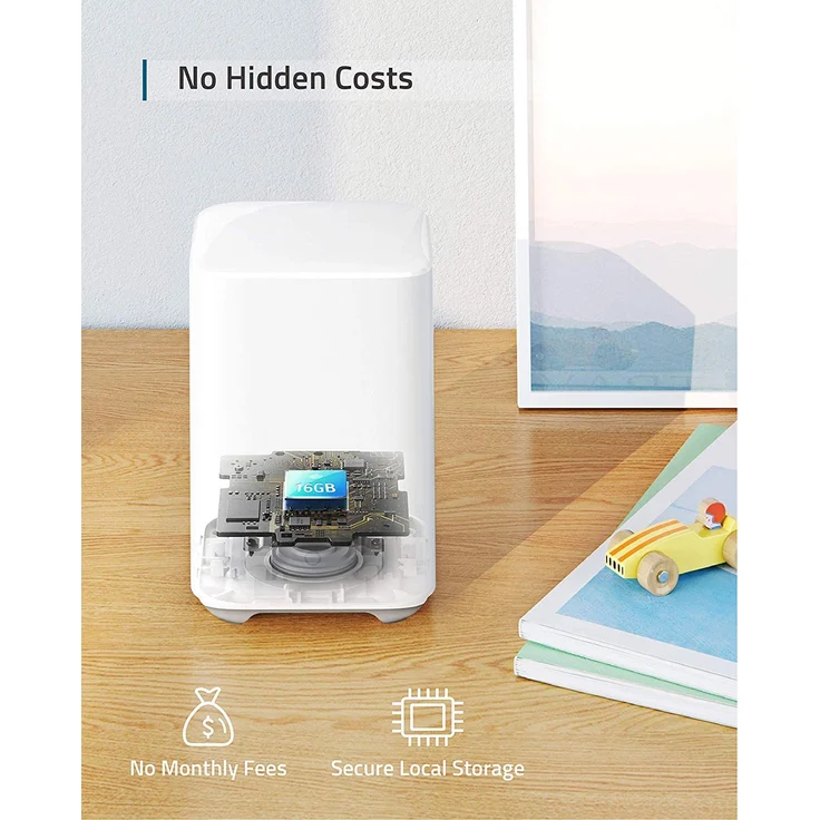 eufy Security eufyCam 2, Doppelset, Kabelloses Sicherheitssystem mit Überwachungskamera, 365 Tage Akku, HD 1080p, IP67 wetterfest, Nachtsicht, kompatibel mit Apple HomeKit, 2-Kamera Set, keine Gebühren, weiß (T88413D2) – Bild 5