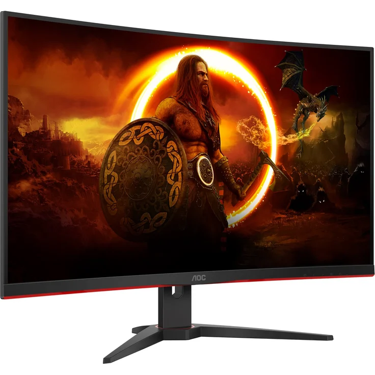 AOC C32G2AE/BK - 31,5 Zoll, Full HD (1920 x 1080), VA-Panel, 165Hz, 1ms, 250cd/m² (C32G2AE/BK) – Bild 9
