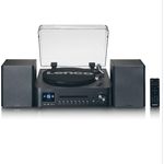 lenco mc-460 hifi set dab+ schwarz plattenspieler internet app Bluetooth 5.0