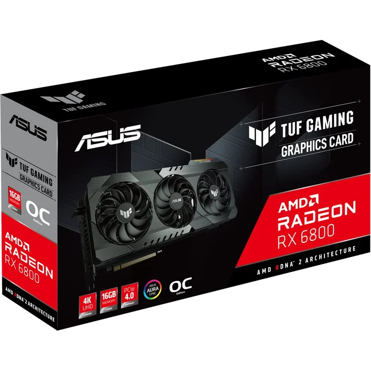 ASUS Radeon RX 6800 TUF GAMING OC 16GB GDDR6, 3x DisplayPort, 1x HDMI 2.1 (90YV0FM1-M0NA00) - Preisvergleich – Bild 6