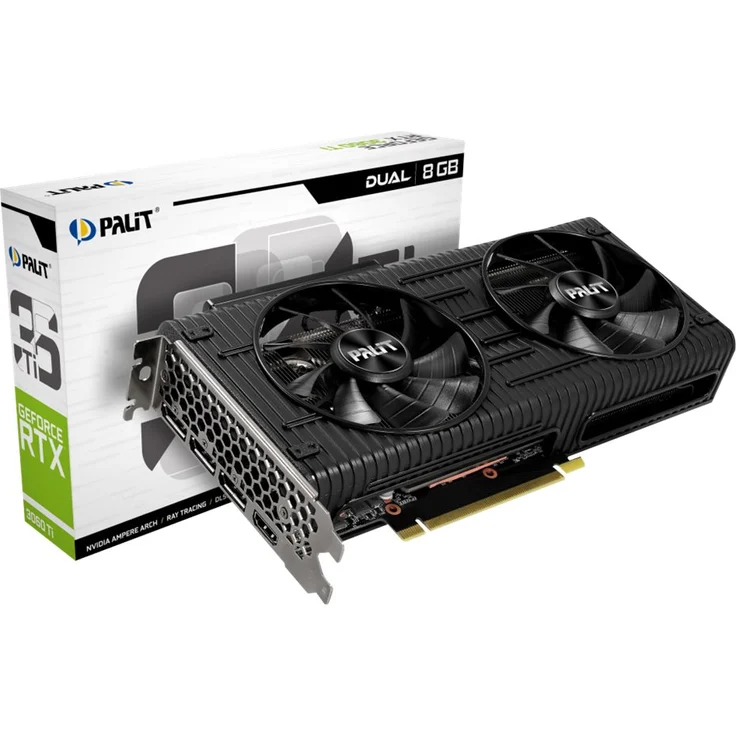 XpertVision Palit NVIDIA GeForce RTX3060 TI DUAL 8GB GDDR6 HDMI 3xDP – Bild 9