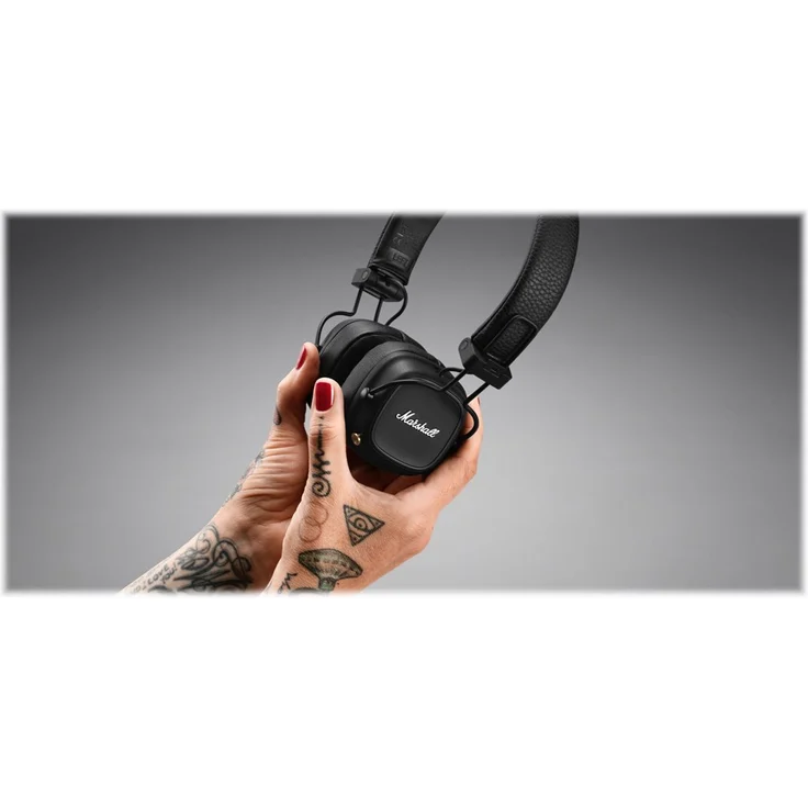 Marshall Major IV On-Ear-Kopfhörer Bluetooth, schwarz – Bild 8