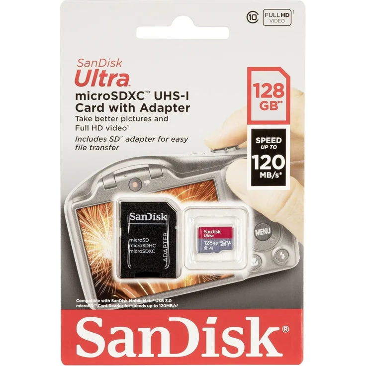 Sandisk SDSQUA4-128G-GN6IA Micro SDXC Ultra Class 10 UHS-I U1 A1 – Bild 5