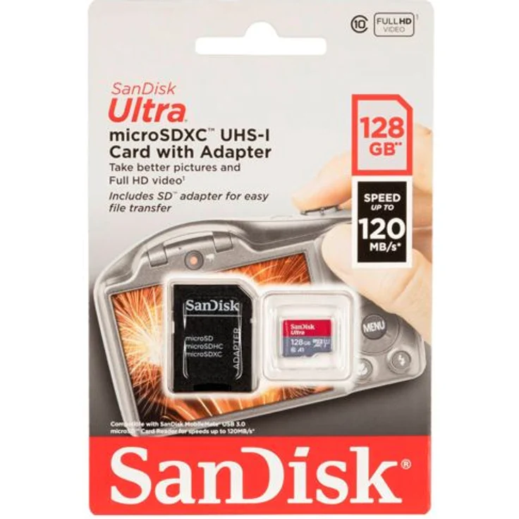 Sandisk SDSQUA4-128G-GN6IA Micro SDXC Ultra Class 10 UHS-I U1 A1 – Bild 6