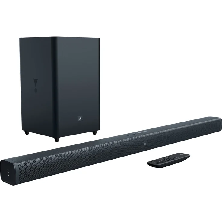 JBL Bar Deep Bass 2.1 Soundbar mit Subwoofer, kabellos/kabelgebunden, geeignet für TV, schwarz (2019) – Bild 10