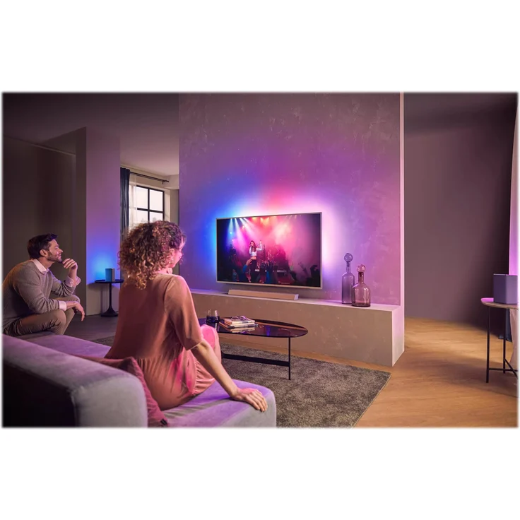 Philips B8505 2.1 Soundbar mit Subwoofer, Dolby Atmos, Google Assistant, Amazon Alexa, kabellos, geeignet für TV, silber – Bild 12