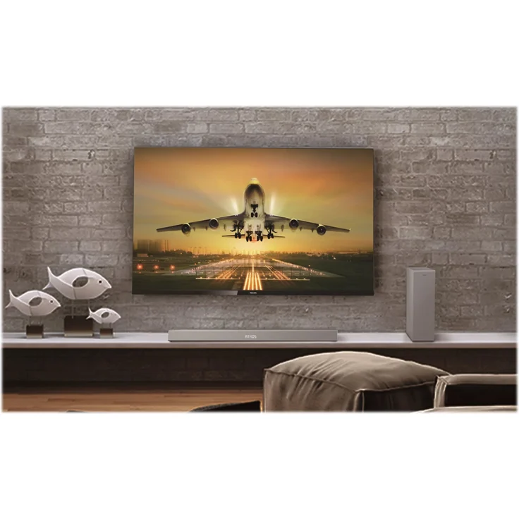 Philips B8505 2.1 Soundbar mit Subwoofer, Dolby Atmos, Google Assistant, Amazon Alexa, kabellos, geeignet für TV, silber – Bild 11