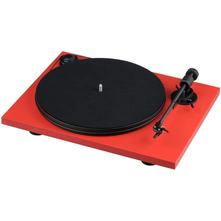 Pro-Ject Primary E Audio-Plattenspieler mit Riemenantrieb Rot