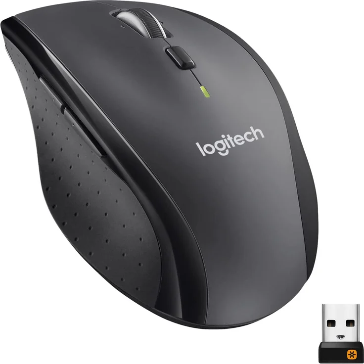 Logitech Marathon M705 Wireless Mouse - Grau – Bild 1