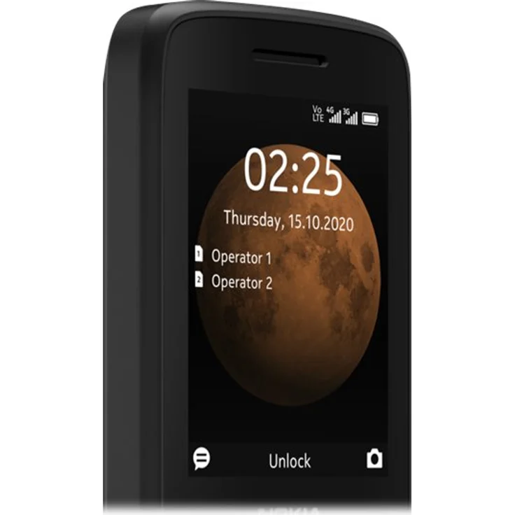 Nokia 225 Block-Handy 2,4 Zoll-Display, 32GB interner Speicher, Dual-SIM, Schwarz – Bild 3