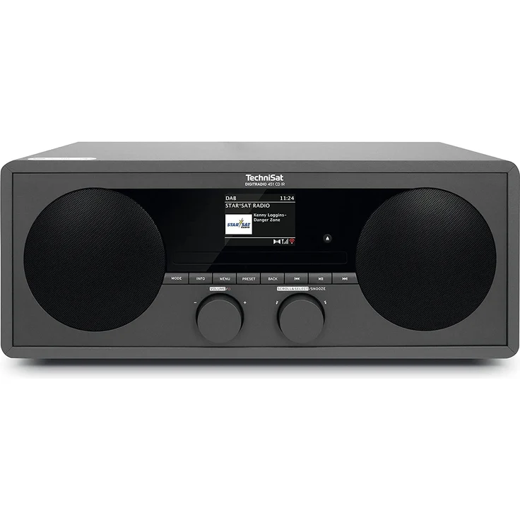 TechniSat DIGITRADIO 451 CD IR CD-Radio mit Bluetooth, WLAN, Wecker, TFT-Display, Wecker, anthrazit – Bild 3