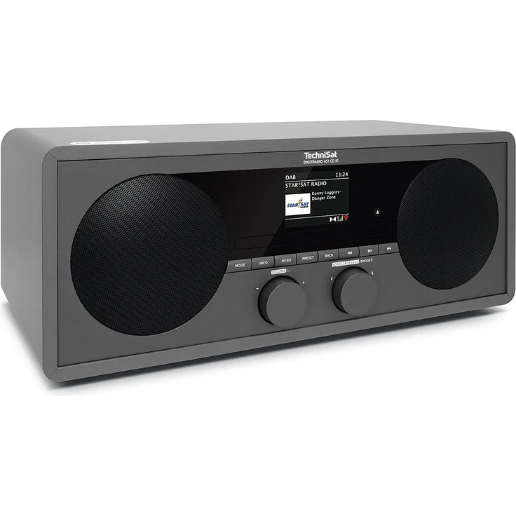 TechniSat DIGITRADIO 451 CD IR CD-Radio mit Bluetooth, WLAN, Wecker, TFT-Display, Wecker, anthrazit – Bild 2