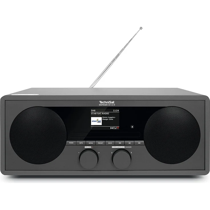 TechniSat DIGITRADIO 451 CD IR CD-Radio mit Bluetooth, WLAN, Wecker, TFT-Display, Wecker, anthrazit – Bild 5