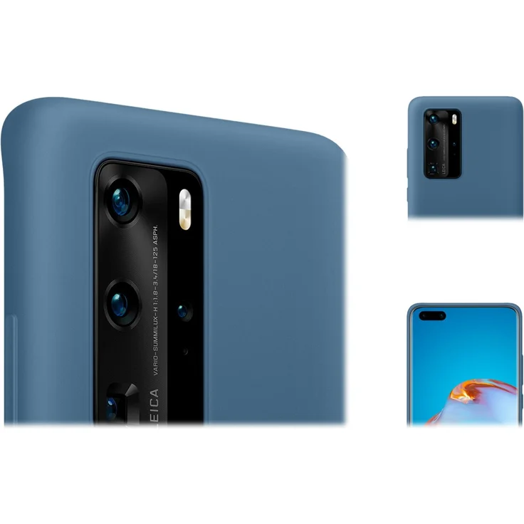 Huawei Cover Silicon P40 blau – Bild 1