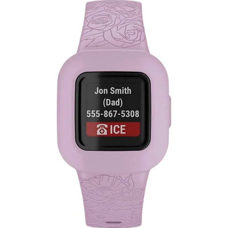 Garmin vívofit jr. 3 Aktivitätstracker für Kinder, Einheitsgröße, Silikonarmband, Rosa (010-02441-01) – Bild 3