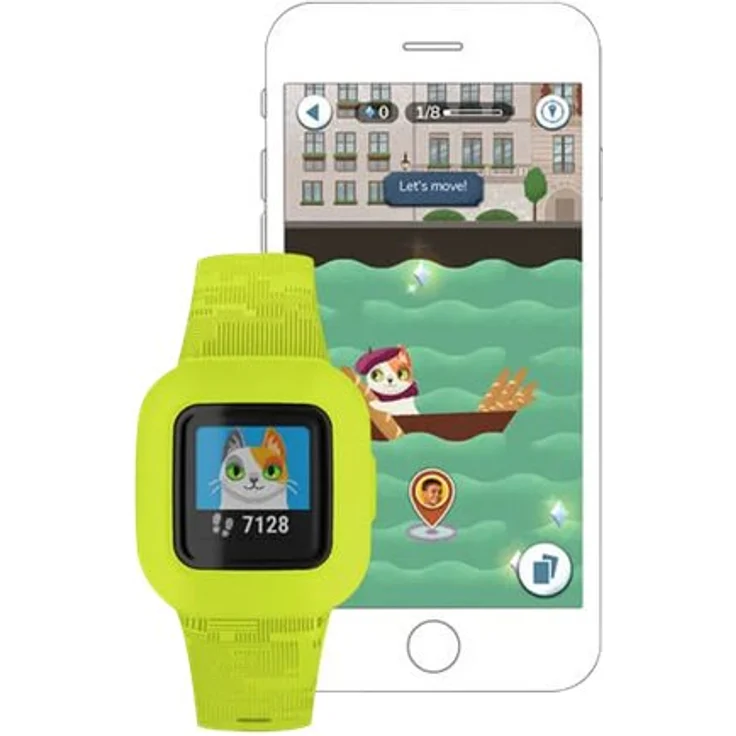 Garmin vívofit jr. 3 Aktivitätstracker für Kinder, Einheitsgröße, Silikonarmband, Digi Camo (010-02441-00) – Bild 10