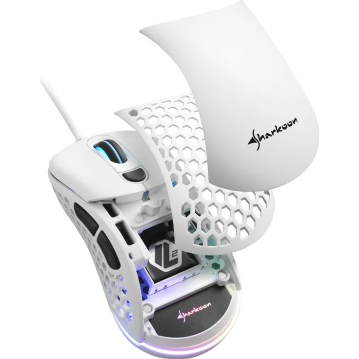 Sharkoon Light² 200 weiß, USB – Bild 7