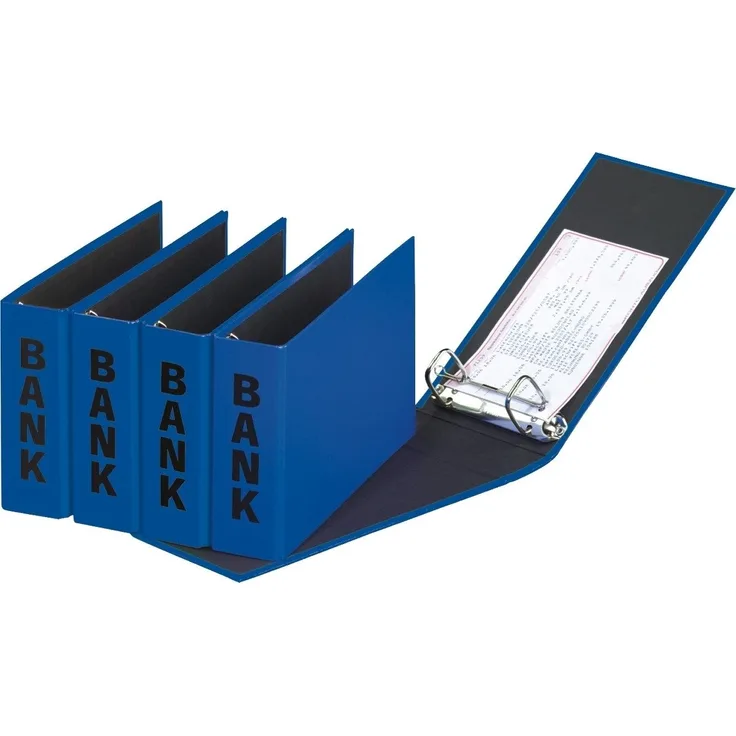PAGNA Aktenordner Bankordner Basic Colours A5 quer blau