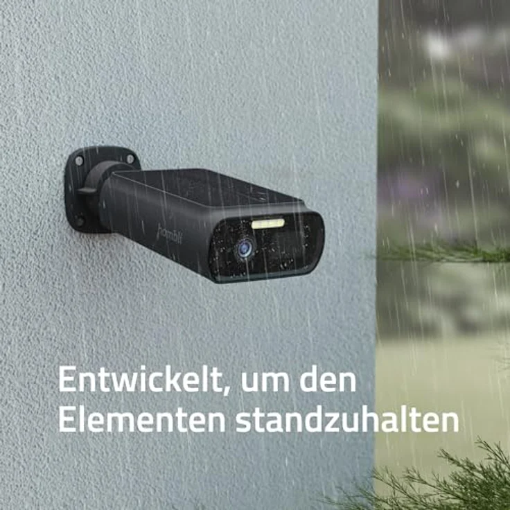 Hombli 2K Solar Überwachungskamera Aussen | Farbige Nachtsicht, Bewegungsaktiviertes Flutlicht & Alarm | IP66 Wasserdicht, Kompatibel mit Alexa & Google – Bild 4