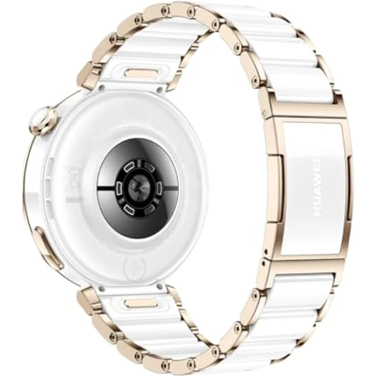 HUAWEI Watch GT 5 Pro 42mm Smartwatch, scharfkantiges Design, Pro-Level-Sportuhr, Gesundheits-Tracking, EKG-Überwachung, bis zu 14 Tage Akkulaufzeit, GPS, Bluetooth-Anruf, iOS&Android, weiße Keramik – Bild 4