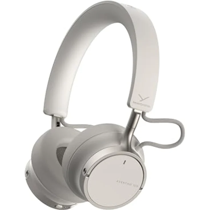 beyerdynamic AVENTHO 100 Wireless On-Ear Kopfhörer mit ANC, bis zu 60 Stunden Akkulaufzeit, faltbares Design, Cream – Bild 1