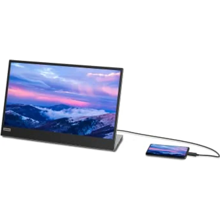 Lenovo L15 | 15,6" Full HD Monitor | 1920x1080 | 60Hz | 250 nits | 6ms Reaktionszeit | DisplayPort | schwarz – Bild 3