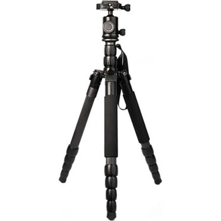 GPO Carbon Fiber Tripod & Ballhead, leicht und stabil, ideales Reisestativ
