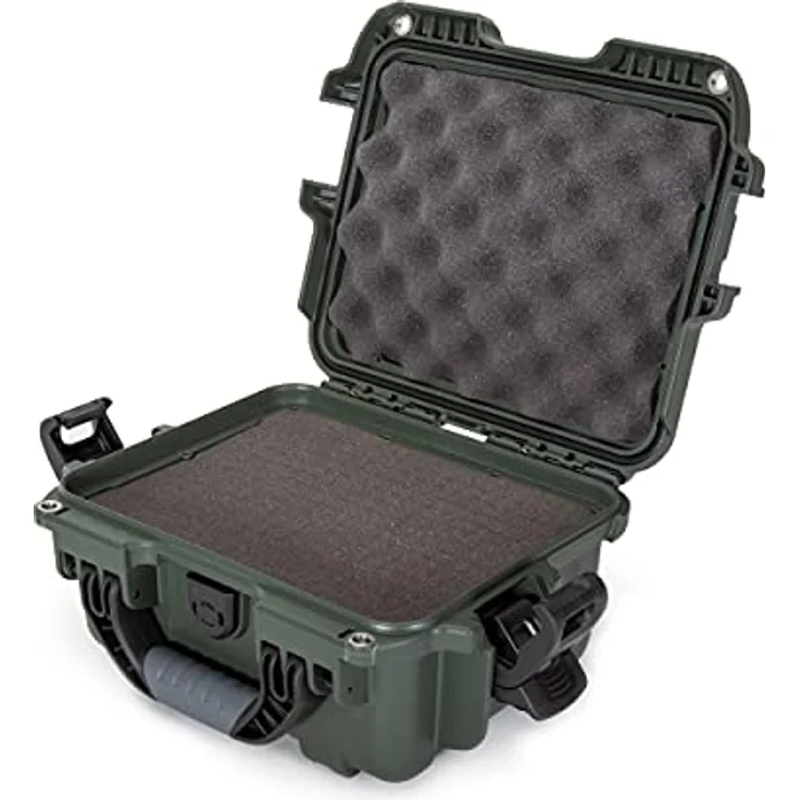 Nanuk 905 Wasserdichter Hartschalenkoffer Mit Plüschschaumeinlage - Olive – Bild 1