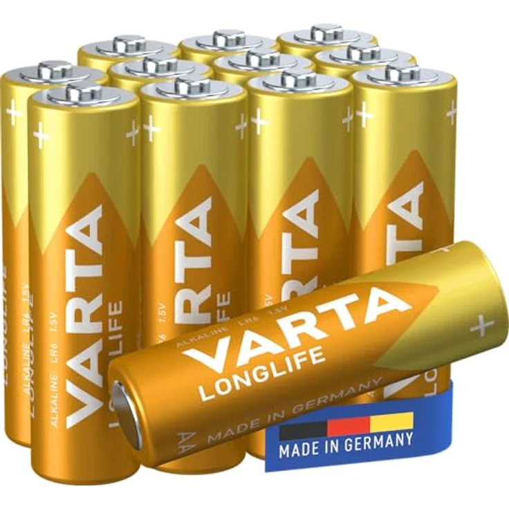 Varta Longlife AA Batterien, CUBE12, auslaufsicher und mit 10 Jahren Lagerfähigkeit – Bild 2