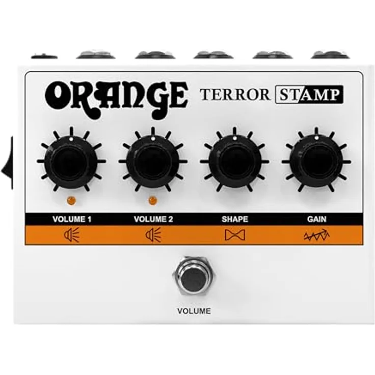 Orange Terror Stamp, E-Gitarrenverstärker im Pedalformat mit 20 Watt Leistung und Röhren-Preamp