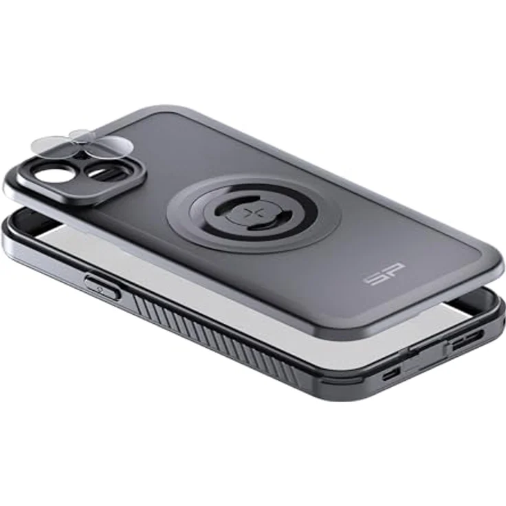 SP CONNECT Phone Case Xtreme kompatibel mit iPhone 14 Plus, Militärstandards zertifiziert, magnetische Befestigung, kabelloses Aufladen, MagSafe, wasserdicht (schwarz) – Bild 5