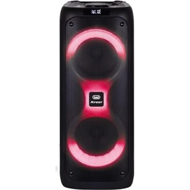 Trevi XFest XF 480 KB, tragbarer 35 W Wireless Speaker mit Mikrofon, USB, Micro SD, AUX-IN, TWS-Funktion, integrierter Akku, Schwarz – Bild 3