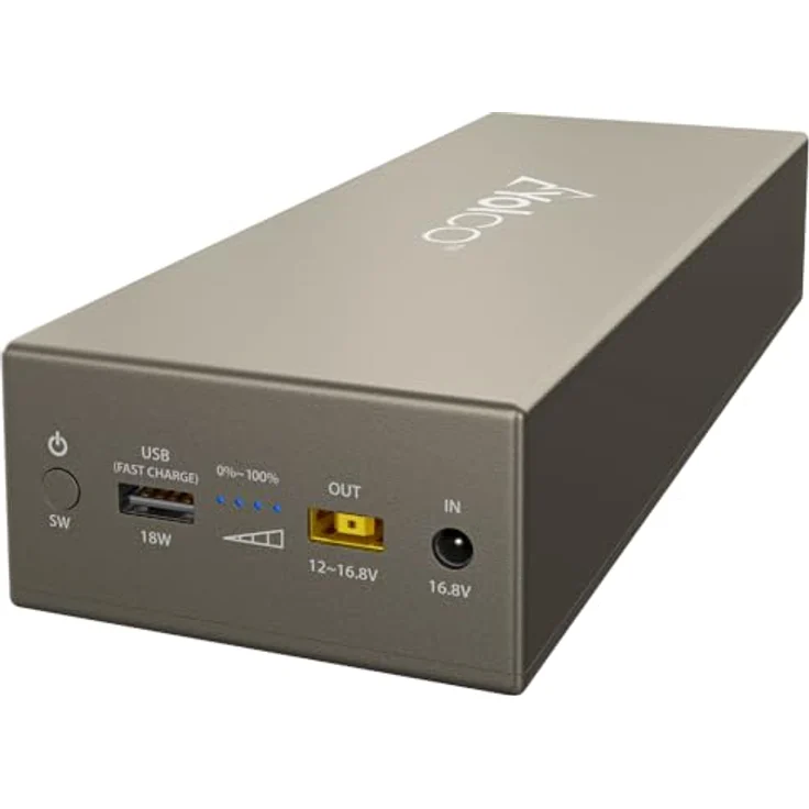 Yolco CSX5 Bateria zewnętrzna, Powerbank mit 13000 mAh und USB-A-Anschluss, schwarz – Bild 6