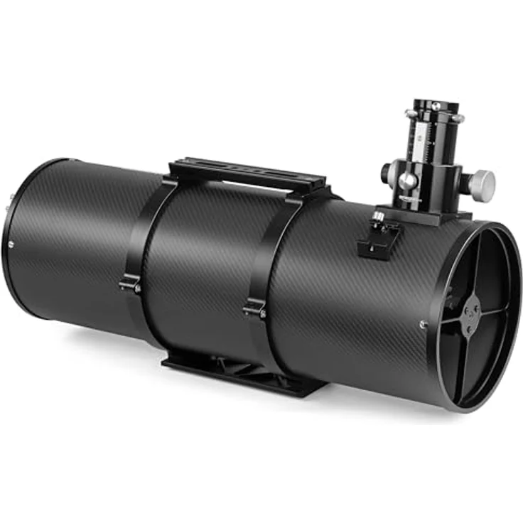 Omegon Teleskop Pro Astrograph Carbon OTA 203/800, Carbonfasertubus, stabiler R&P-Fokussierer 1:10 Untersetzung – Bild 4