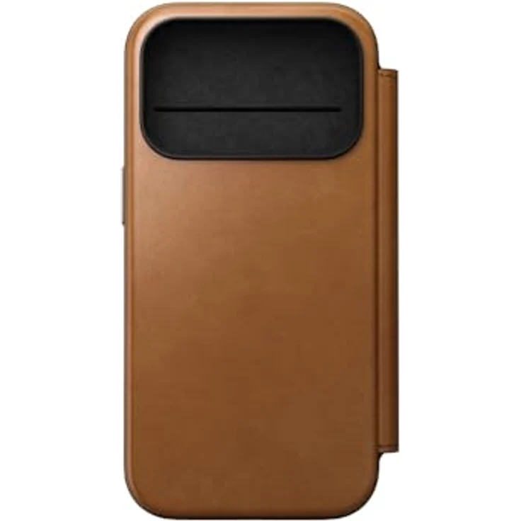 Nomad Moderne Leder-Folio-Schutzhülle für iPhone 17 Pro, Braun - Elegantes Design, hochwertige Lederoberfläche, optimaler Schutz – Bild 3