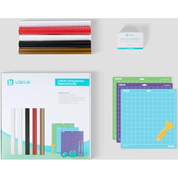 Loklik Starter Pack for Crafter, Gestaltungsset für Schneideplotter mit umfangreichem Zubehör – Bild 2