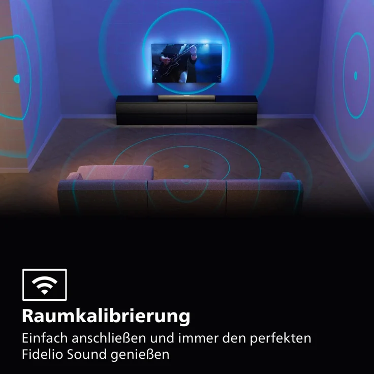 PHILIPS Audio Fidelio FB1 7.1.2-Kanal Soundbar mit Integriertern Subwoofer, 620W, Dolby Atmos,IMAX Enhanced, HDMI eARC, DTS Play-Fi, Built-in Spotify/Chromecast, Black, 120cm, 7,3cm und 12,5cm – Bild 4