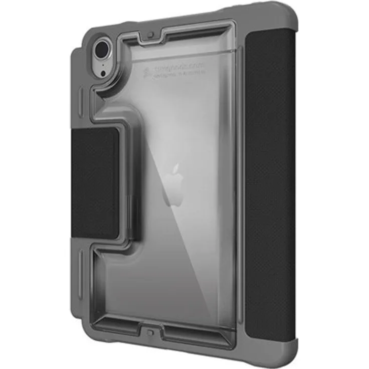 STM Dux Plus Flip-Hülle für iPad mini (6. Generation), Schwarz, Polycarbonat und TPU