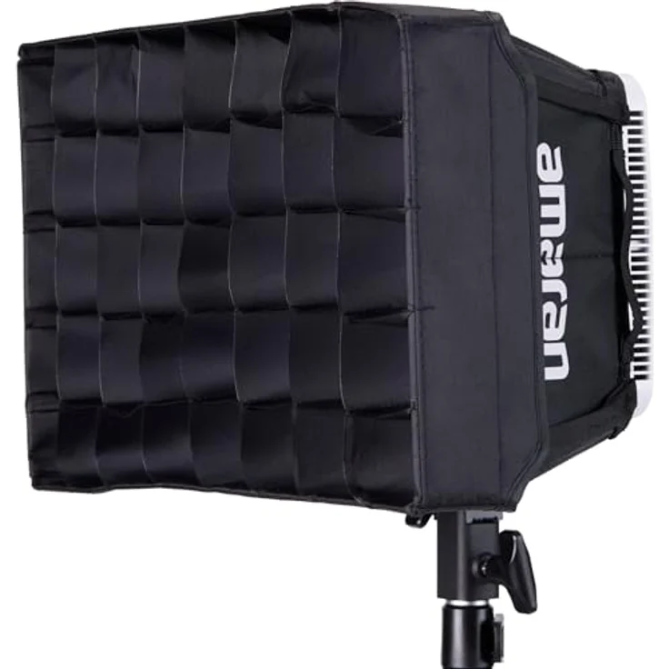 Amaran Pano 60c Light Control Grid, Softbox + Reflektor, 45° Lichtsteuerungsraster für präzise Beleuchtung, faltbar und leicht, 99 g – Bild 2