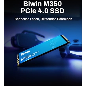 BIWIN M350 PCIe 4.0 NVMe M.2 SSD 2TB - Bis zu 6000MB/s, Gen4x4