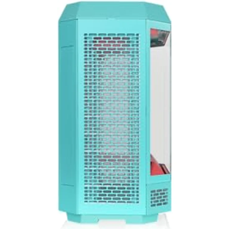 Thermaltake The Tower 600 Mid Tower Chassis, vertikales Design mit Hidden Connector, Mint Strawberry – Bild 3