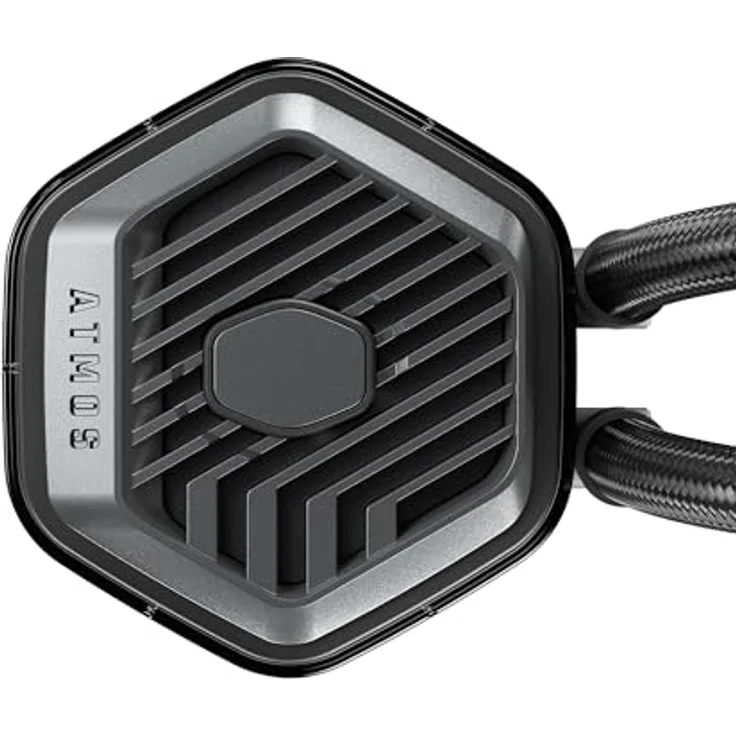 Cooler Master MasterLiquid 360 Atmos Stealth, AIO-Wasserkühlsystem mit Doppelkammerpumpe, vorinstallierten Schwarzen Mobius 120-Lüftern, TDP 300 W, LGA1851/1700- und AM5/AM4-kompatibel – Bild 3