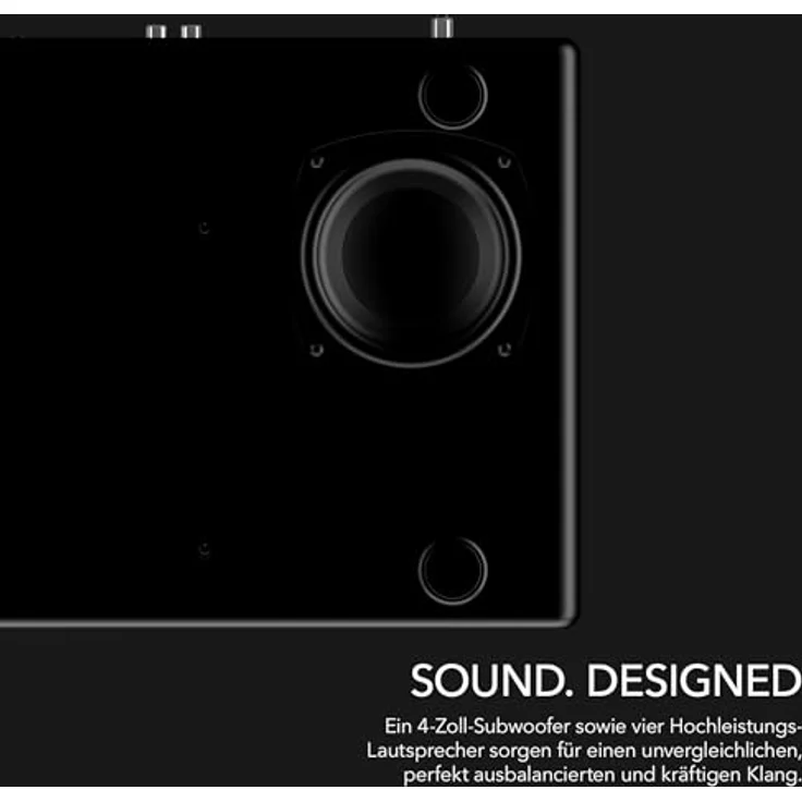 sonoro Prestige Kompaktanlage mit CD Player, DAB+, Bluetooth und Spotify, matt schwarz – Bild 2