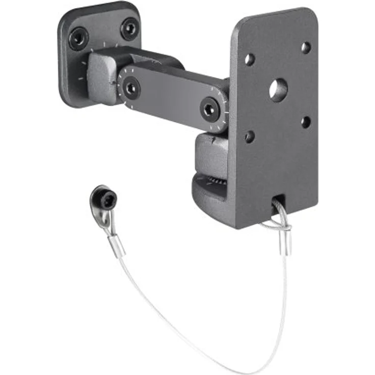 ah Stands SUWMB10B Universal Wandhalterung für Boxen bis 10kg, schwarz – Bild 2