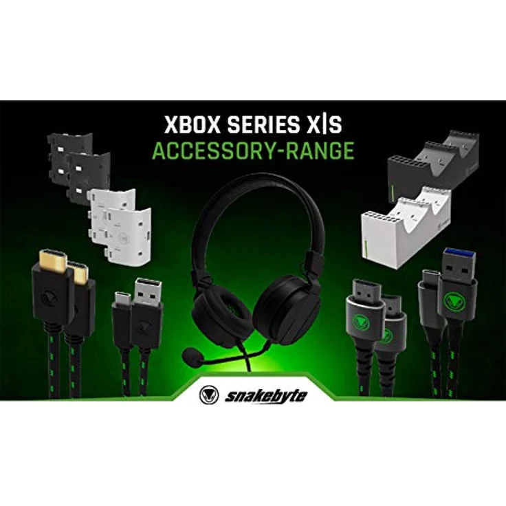 Snakebyte BATTERY:KIT SX, 2 AKKUS für XBOX Series X, schwarz – Bild 5