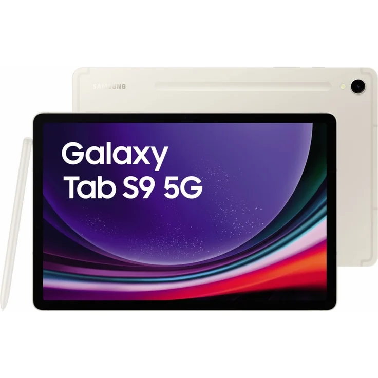 Samsung Galaxy Tab S9 128GB LTE DACH beige, Tablet mit 11 Zoll Display und Qualcomm Snapdragon-Prozessor – Bild 1