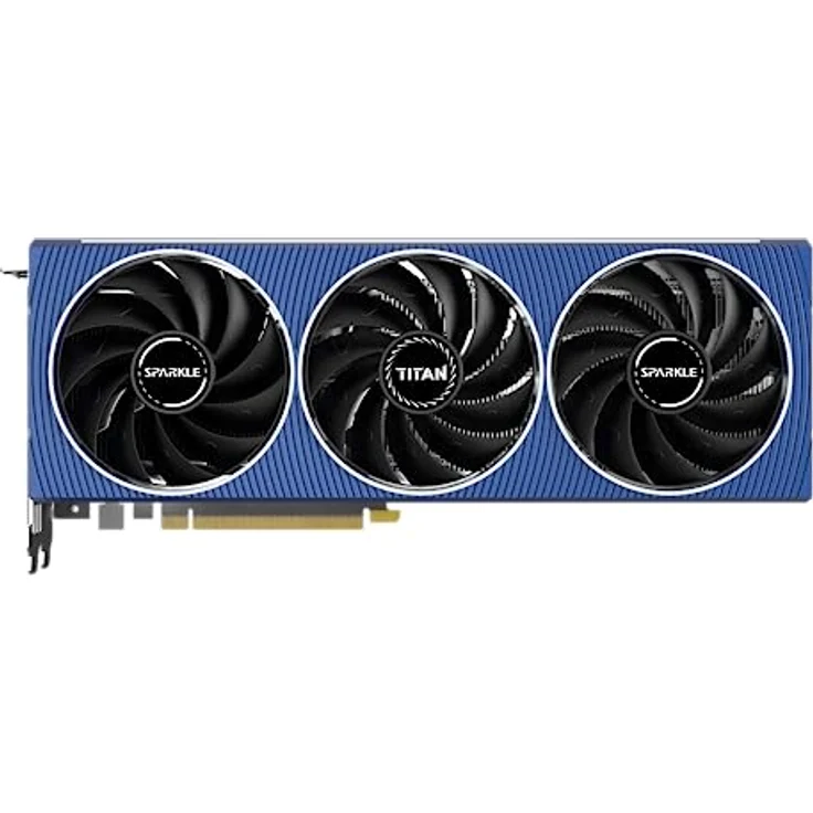 Sparkle Intel Arc A750 Titan OC Edition DDR6 HDMI 2200MHz 8GB Triple Fan Grafikkarte - Blau – Bild 2