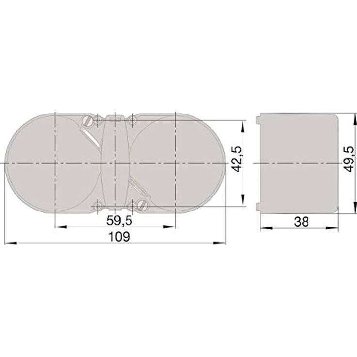 Berker Integro Flow Steckdose mit Schalter, Einbausteckdose polarweiß, integrierter Schalter, 250V/16A, einfache Montage – Bild 3