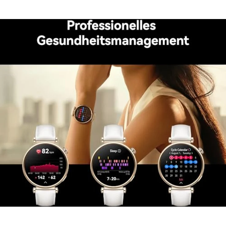 Huawei Watch GT 4 46mm Smartwatch, Oktagon Design, Bis zu 2 Wochen Akkulaufzeit‌, Erweitertes 24/7 Gesundheitsmanagement, Kalorienmanagement, Kompatibel mit Android und iOS, Braun – Bild 5